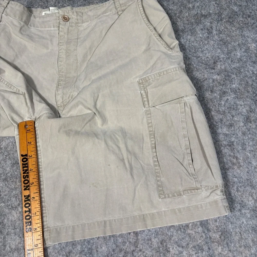 VTG Banana Republic Safari Cargo‎ Shorts Mens 34 Khaki Travel Cotton Distressed